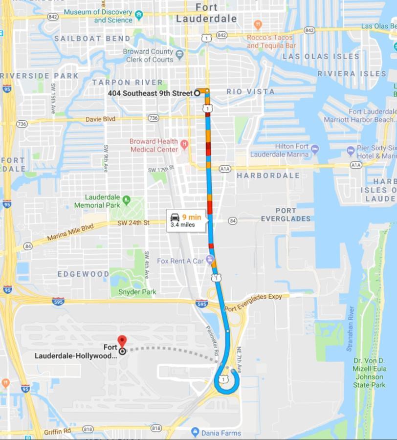 פורט לודרדייל Lunasea Apt Downtown Airport-Cruise מראה חיצוני תמונה